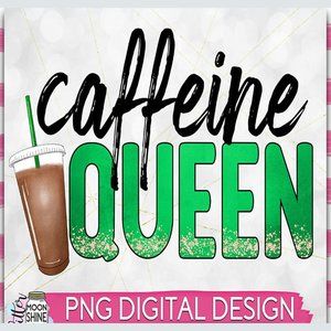 Caffeine-Queen , DesignBundles-Digital download